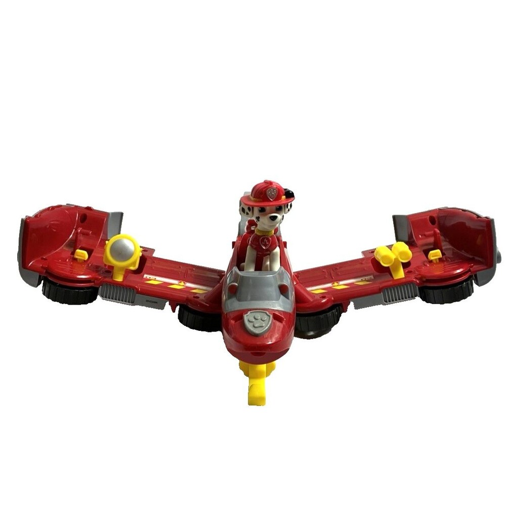 Paw Patrol Flip & Fly Marshall 2-in-1 Fire Truck Plane Vehicle with Figure